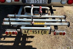 Portabici camper con gancio traino