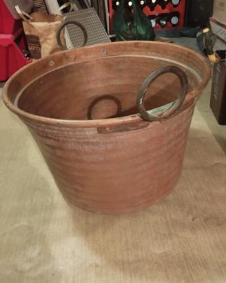 calderone in rame antico NUOVO