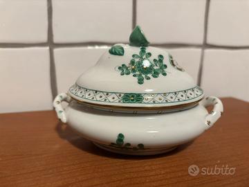 Zuccheriera mini zuppiera Herend Apponyi verde