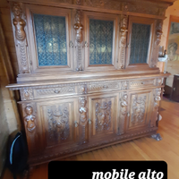 Mobile sala pranzo intagliata a mano