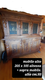 Mobile sala pranzo intagliata a mano