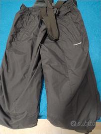 pantaloni salopette sci uomo