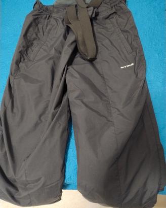 pantaloni salopette sci uomo