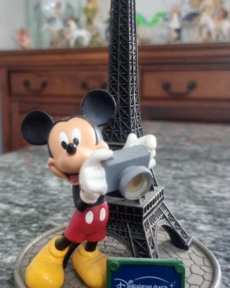 Disney Topolino statuetta con Torre Eiffel Paris