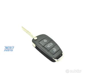 CALOTTA CHIAVE AUDI QUADRATA 3 PULSANTI SPADA LATE