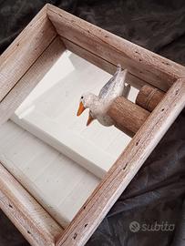 Specchio con gabbiano 