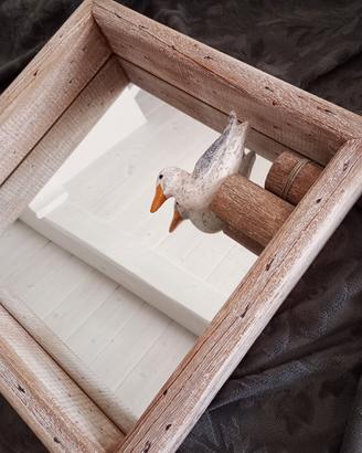 Specchio con gabbiano 