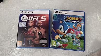 Ufc e sonic PS5 nuovissimi