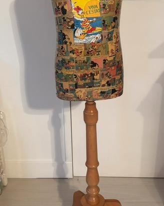 Manichino decorativo donna fumetto Topolino