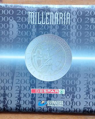 Monete " I GRANDI PROTAGONISTI DEL MILLENNIO "