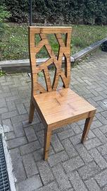 sedie 6 sedie in bambù 