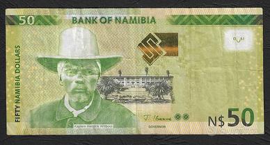Namibia - banconota circolata da 50 Dollari P-13d