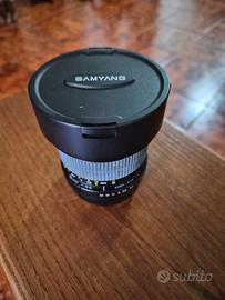 fisheye samyang 8mm 1:3.5 × canon