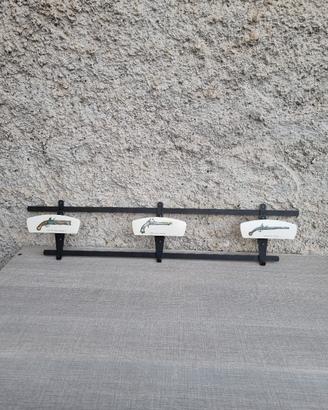 Attacca panni vintage pistole appendino bachelite 