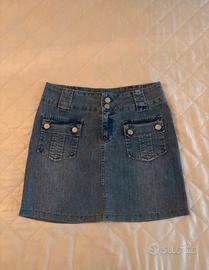 gonna in jeans vintage