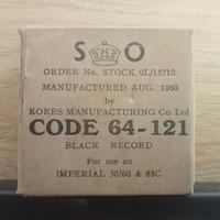 Nastro vintage macchina da scrivere