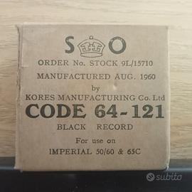 Nastro vintage macchina da scrivere