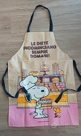 Grembiule Snoopy in tela cerata