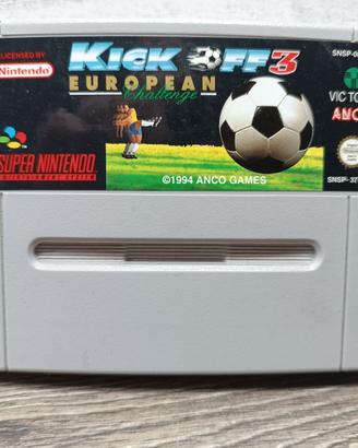 Cartuccia gioco Snes Super nintendo Kich off 3 - E
