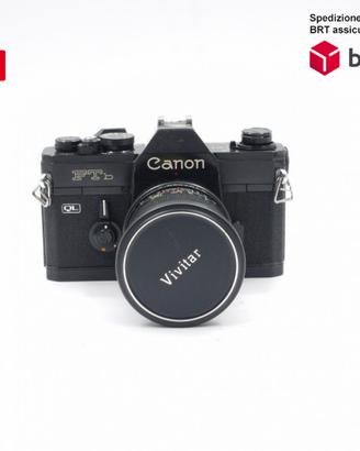 Canon FTb QL Black + Vivitar 28 F2.5