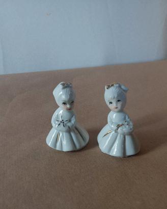 Statuine in porcellana - due pezzi 