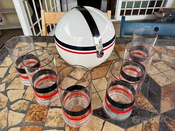 Set bicchieri Guzzini anni ‘70