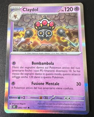 Carta Pokémon CLAYDOL HOLO 095/197 (IT)