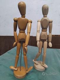 manichini in legno per pittore