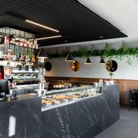 BANCO BAR CON VETRINA DROP IN FRIGOMECCANICA