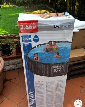 Piscina best Way steel pro Max 3,66