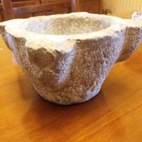 MORTAIO ANTICO IN PETRA DEI PRIMI DEL 900