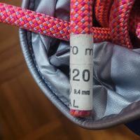 Corda dinamica alpinismo alta visibilità 