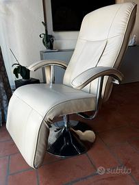 Sedia in pelle massaggiante