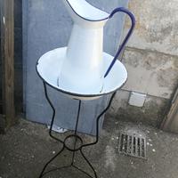 Antico vecchio lavamani arredo bagno rustico trull