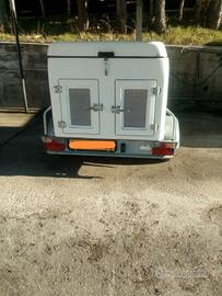 rimorchio trasporto 4 cani  con libretto