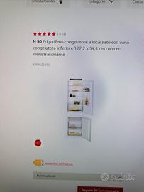 Frigorifero NEFF da incasso
