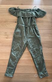 Tuta jumpsuit bambina H&M tg 5/6 anni
