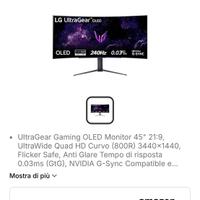 Gaming monitor LG
