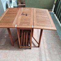 credenza/parete attrezzata - tavolino (in blocco)