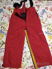 Salopette sci bambino 4 anni 