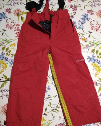 Salopette sci bambino 4 anni 