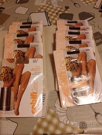 10 paia di calze donna nylon 15 denari