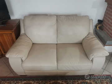 Divano in pelle 2 posti Natuzzi