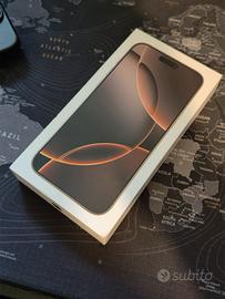 Scatola Box iPhone 16 pro max 512GB