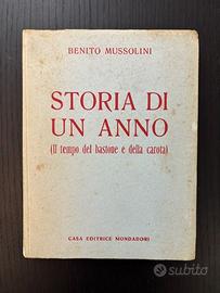 Mussolini Storia di un anno1944 1° Ed tibroasecco