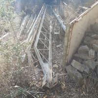 N. 3 CAPRIATE, TRAVI IN FERRO PER CAPANNONE