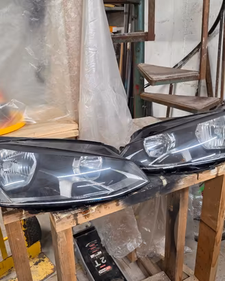 Coppia fari anteriori volkswagen golf 7