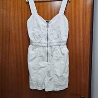 Salopette bianca - taglia M - Bershka