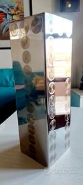 Raro Vaso Scultoreo Acciaio INOX AUSTENITICO AMMAG