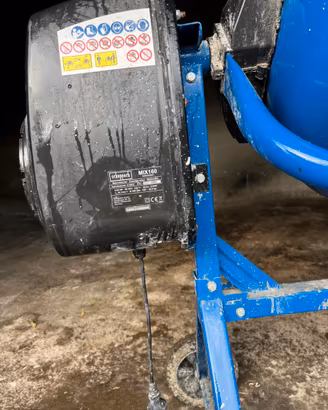 Betoniera di 160 litri marca scheppach